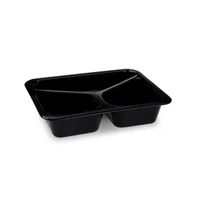 Menütál (PP) Reware Lunch újrahasználható 3 részes fehér 227 x 178 x 49 mm [20 db]