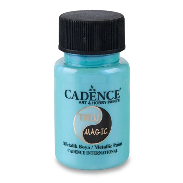 Termék főképe Metalická barva Cadence Twin Magic modrá/zel.
