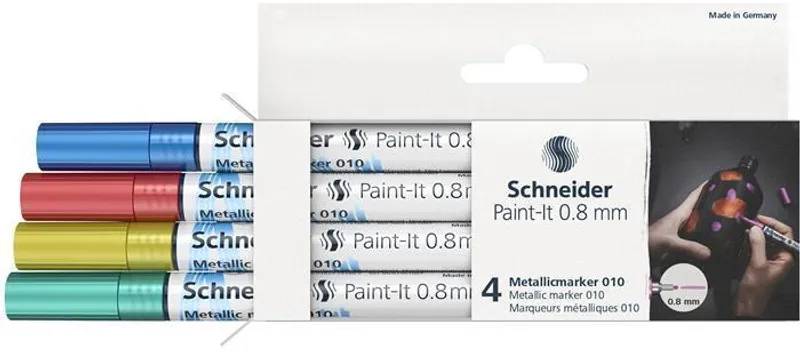 Termék főképe Metalický popisovač Schneider Paint-It 010 souprava V2, 4 barvy