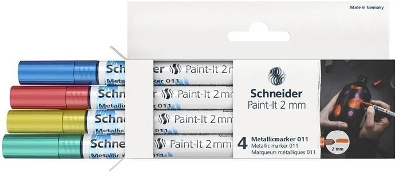 Termék főképe Metalický popisovač Schneider Paint-It 011 souprava V2, 4 barvy