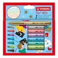 Következő termékkép Fémszálas jelölő XL heggyel - STABILO Trio DECO - 8 db-os készlet
