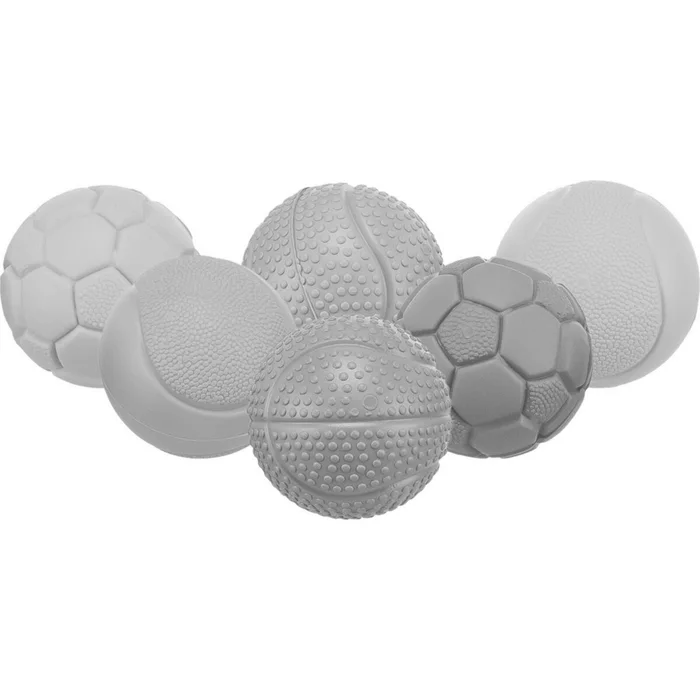 Termék főképe Míček o 4,5 cm, přírodní guma, design míčové sporty, mix barev