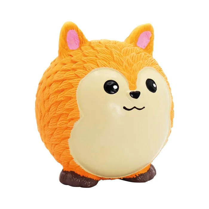 Termék főképe Míček v designu Totoro liška, se zvukem, 8 cm, latex, oranžová, HipHop