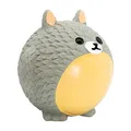 Következő termékkép Labda a Totoro állat dizájnjában, hanggal, 8 cm, latex, szürke, HipHop