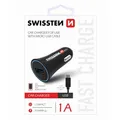 Micro USB autós töltő, 12V, 5V, 1000mA, mobiltelefonok és GPS töltés, fekete, opo
