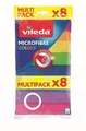 VILEDA "Colors" mikroszálas törlőkendők, 8 db