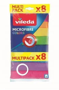 VILEDA "Colors" mikroszálas törlőkendők, 8 db
