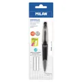MILAN Capsule Slim HB mikroceruza, 0,5 mm + 2 tartalék radír