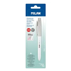 MILAN PL1 Antibacterial HB 0,7 mm mikroceruza - szürke, buborékcsomagolás