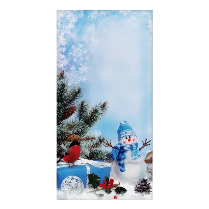 Termék főképe Mikulášsky sáček PP 21x40 cm - sněhulák s dárkem