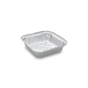 Alutálka szögletes 164 x 164 x 36 mm 500ml [100 db]