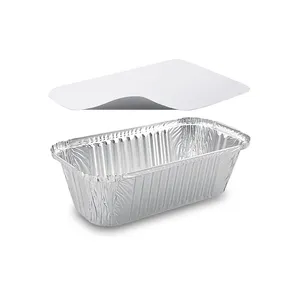 Alutálka szögletes 252 x 132 x 70 mm 1500ml + tető [5 szett]