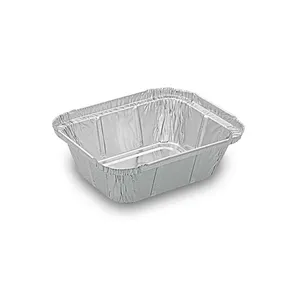 Alutálka szögletes 129 x 103 x 34 mm 250ml [100 db]