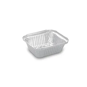 Alutálka szögletes 145 x 120 x 41 mm 470ml [100 db]