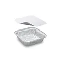 Következő termékkép Alutálka szögletes 158 x 158 x 34 mm 560ml + tető [5 szett]