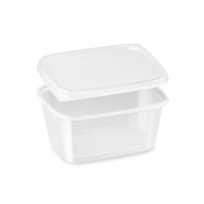 Termék főképe Miska hranatá průhledná 250 ml + víčko (PP) [2 x 250 ks]