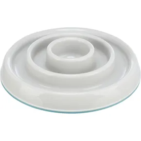 Tál lassú adagoláshoz, kör alakú, 0,45 l/o 23 cm, műanyag/TPR, szürke