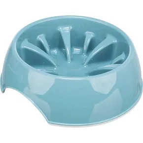 Tál lassú etetéshez, napraforgó kivitel, műanyag/TPR 0,3 l/ o 16 cm
