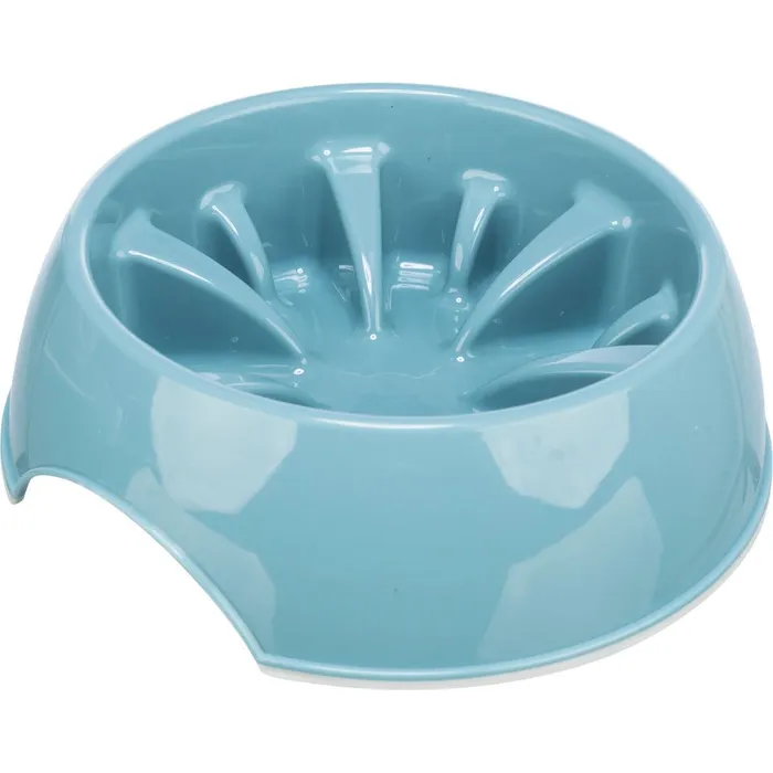 Termék főképe Miska k pomalému krmení, design slunečnice, plast/TPR 1,4 l/ o 25 cm