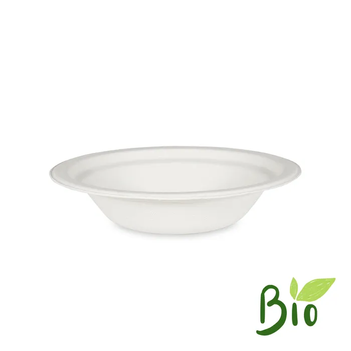 Termék főképe Miska kulatá BIO cukrová třtina 400 ml, průměr 18 x 4 cm [50 ks]