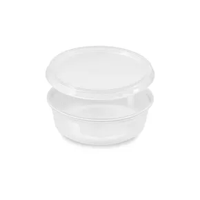 Doboz (PP) kerek átlátszó 125ml + tető [250 szett]