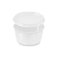 Doboz (PP) kerek átlátszó 250ml + tető [250 szett]