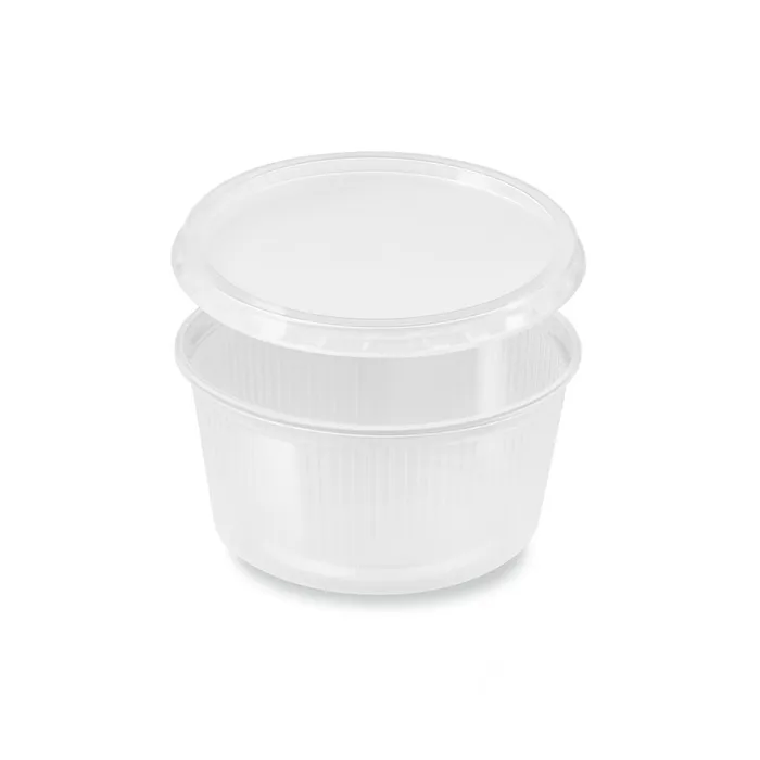 Termék főképe Miska kulatá průhledná 250 ml + víčko (PP) [2 x 250 ks]