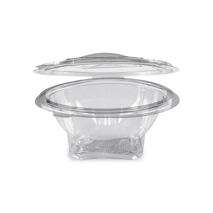 Termék főképe Miska kulatá průhledná s víčkem 500 ml (PET) [50 ks]