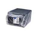 Levesestál (PP) négyzet alakú fekete 178 x 127 x 50 mm 600ml [100 db] - lezárható