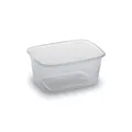 Doboz (PP) szögletes átlátszó 108 x 81 mm 250ml [100 db]