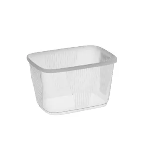 Doboz (PP) szögletes átlátszó 108 x 81 mm 300ml [100 db]