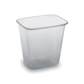 Doboz (PP) szögletes átlátszó 108 x 81 mm 500ml [100 db]