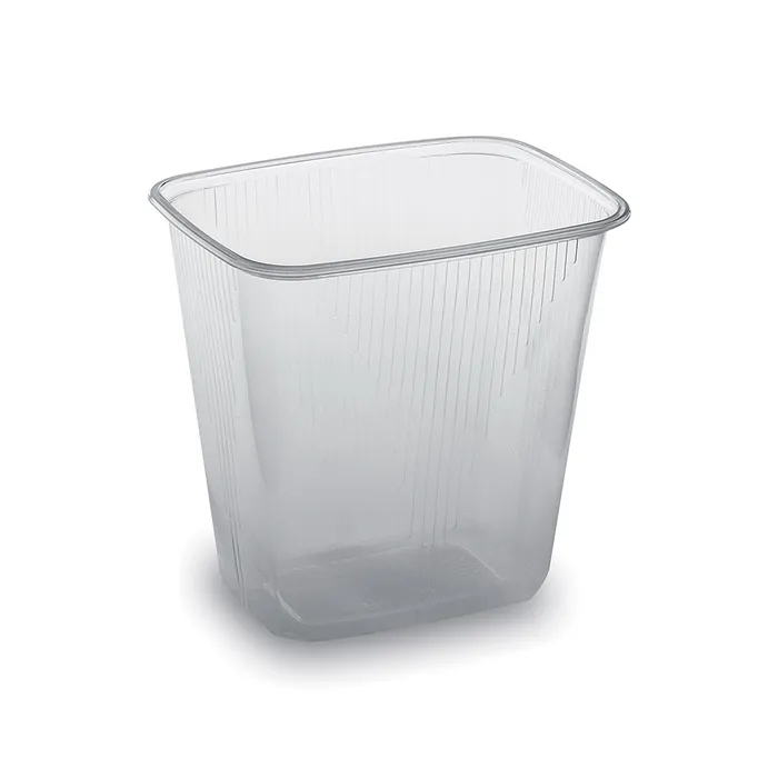 Termék főképe Miska (PP) hranatá průhledná 108 x 81 mm 500ml [100 ks]