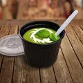 Következő termékkép Tégely (PP) Reware Snack újrahasználható fekete átmérő 115mm 520ml [25 db]