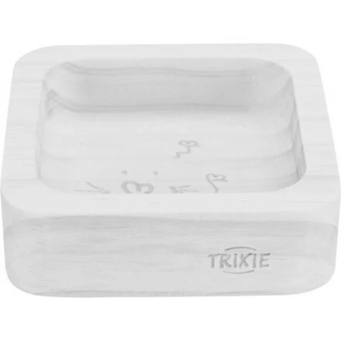 Termék főképe Miska pro hlodavce dřevěná, čtveratá, 60 ml/8 × 8 cm