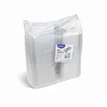 Következő termékkép Egybefedeles doboz (rPET) szögletes átlátszó 375ml [50 db]
