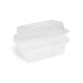 Egybefedeles doboz (rPET) szögletes átlátszó 750 + 400 ml [50 db]