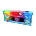 Modelína FUNNY DOO, 3 színes készlet, 3x120 g, piros, kék, sárga, MITAMA 63848