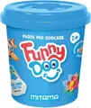 Modelína FUNNY DOO, 3 színes készlet, 3x120 g, piros, kék, sárga, MITAMA 63848