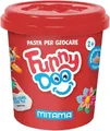 Modelína FUNNY DOO, 3 színes készlet, 3x120 g, piros, kék, sárga, MITAMA 63848