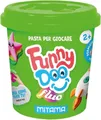 Modelína FUNNY DOO, 3 színes készlet, 3x120 g, narancssárga, rózsaszín, zöld, MITAMA 63849