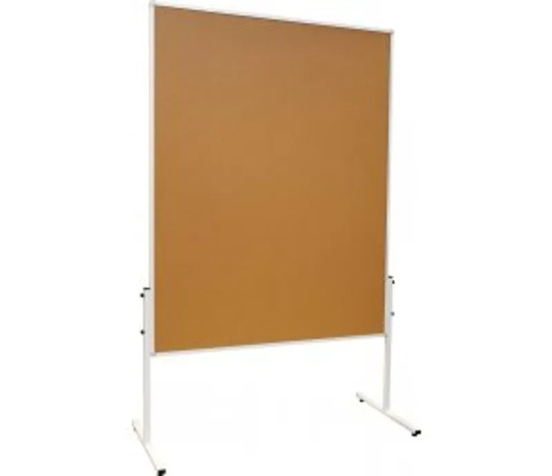 Termék főképe Moderační oboustranná tabule korková 120x150cm na kolečkách