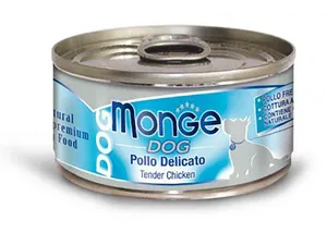 MONGE DOG NATURAL zsenge csirkehús kutyáknak 95 g