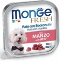 Következő termékkép MONGE FRESH - pástétom és marhahús darabok 100 g kutyáknak