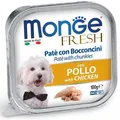 Következő termékkép MONGE FRESH - pástétom és csirkehús darabok 100 g kutyáknak