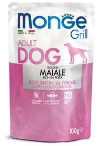 MONGE GRILL tasak sertéshússal kutyáknak 100 g