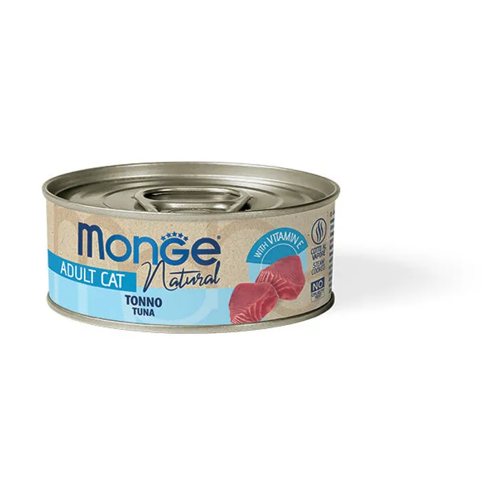 Termék főképe MONGE NATURAL atlantický tuňák pro kočky 80 g