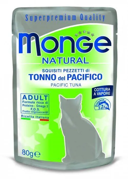 Termék főképe MONGE NATURAL kapsička tuňák v želé pro kočky 80 g