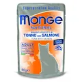 MONGE NATURAL zsebes tonhal zselében lazaccal macskáknak 80 g