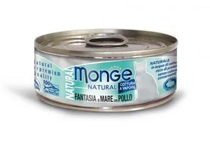 MONGE NATURAL tenger gyümölcsei csirkével macskáknak 80 g